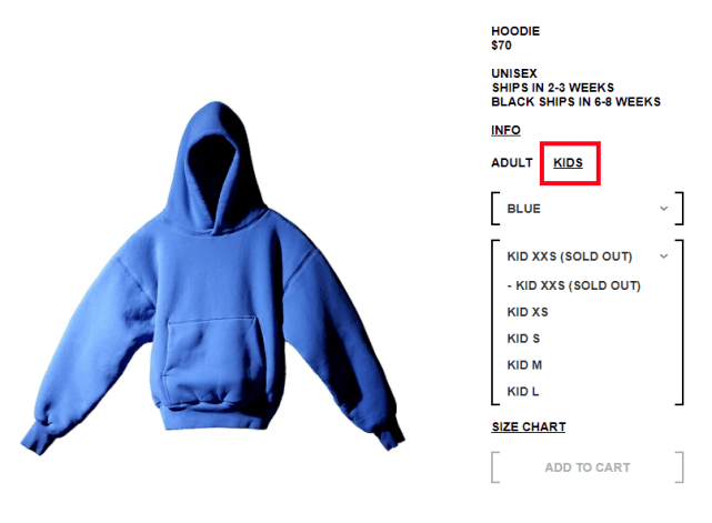 官网 手慢无！Yeezy x GAP联名"初代卫衣"被抢到断码？
