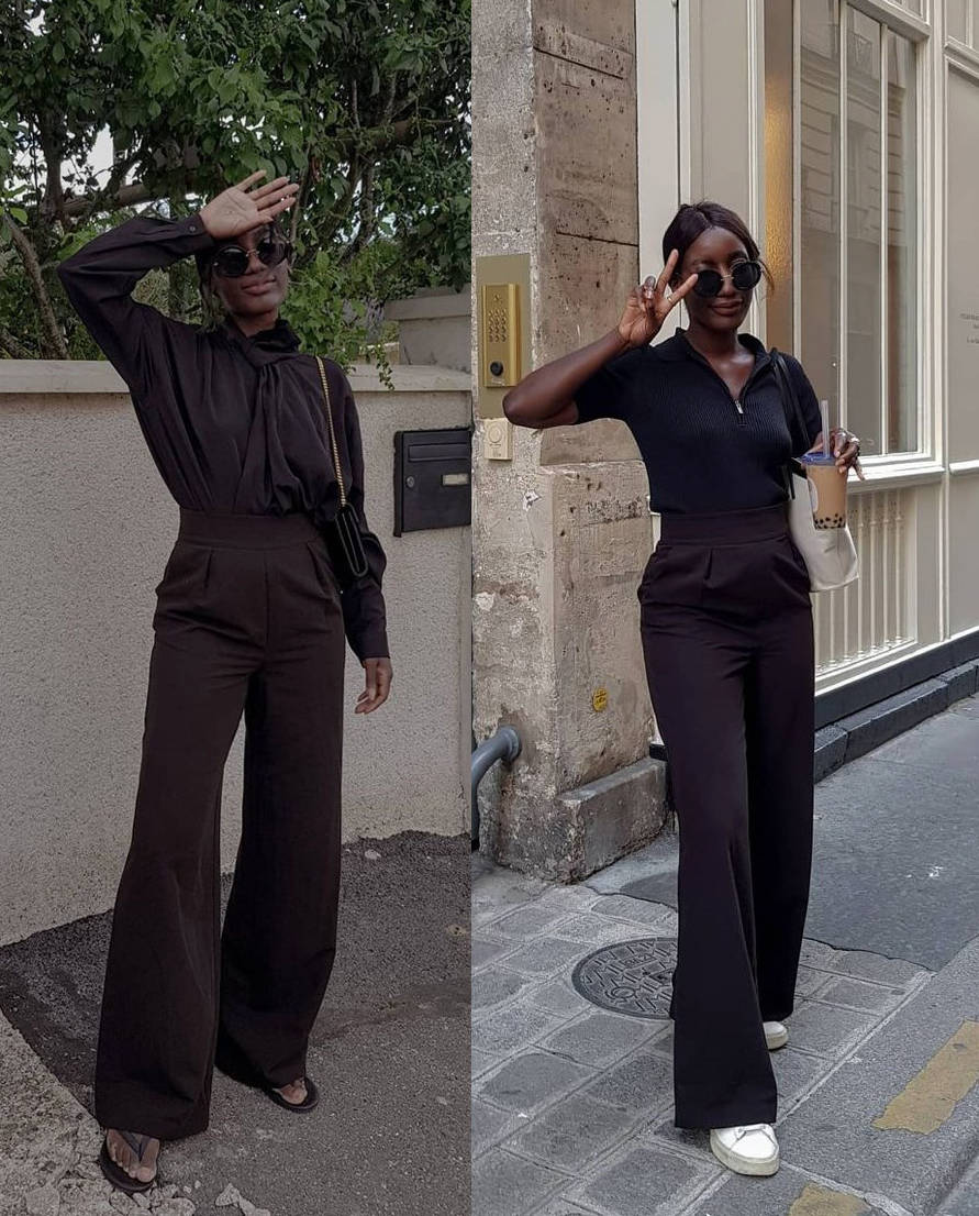 的全套 皮肤黑穿什么颜色的衣服好看？黑肤小姐姐的秋冬穿搭示范，超好看