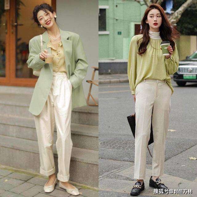 浅色 有品味的女人,入秋后很少穿黑白灰,温柔的“浅色”才是正解