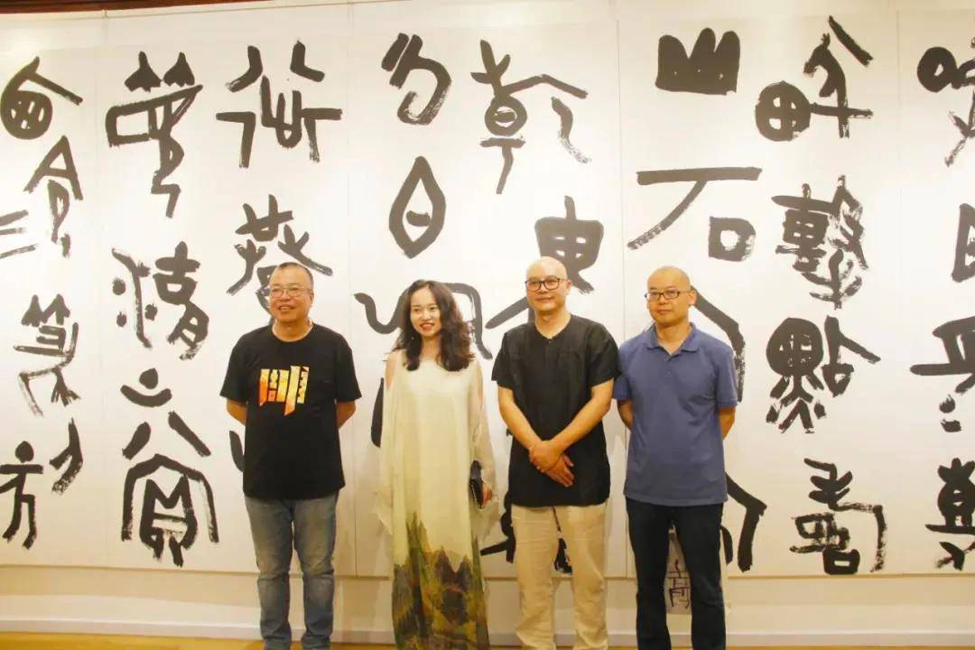 cm|【现场】?“白象?西泠——尚天潇金石意象作品展”开幕式