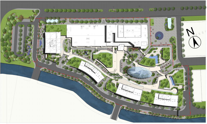 期待嘉定將新增一家商業綜合體含商業空間和濱水公園