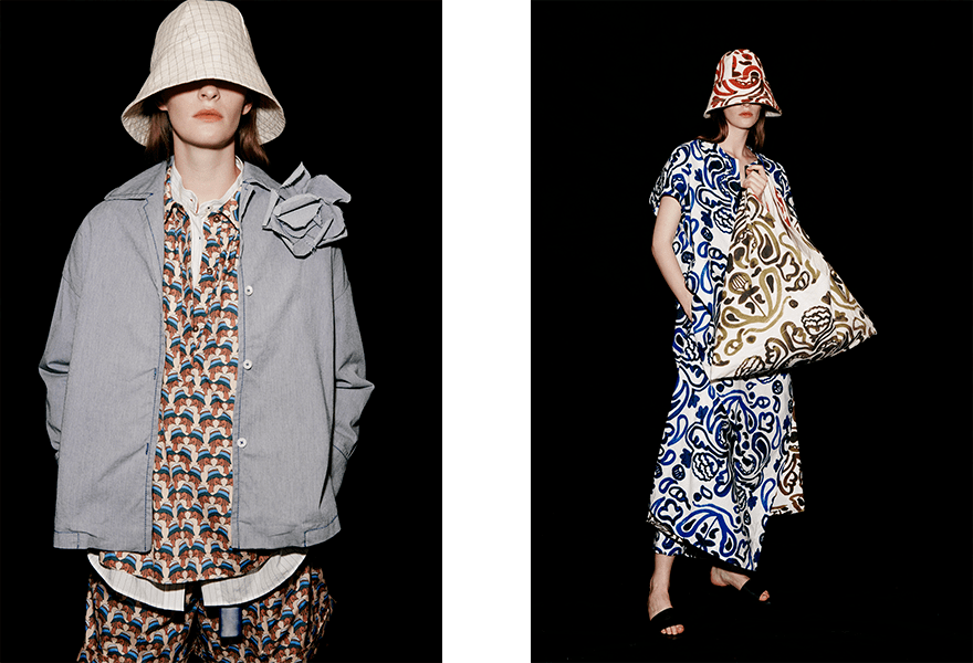 对比 Odeeh 2022春季系列，华丽的极简主义，和谐紧张并存