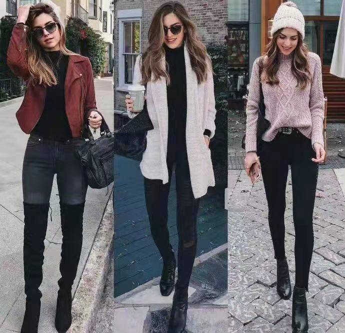 黑色 “小黑裤”是出镜率最高的，百搭不过时