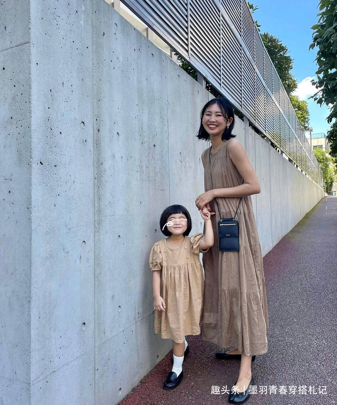 漂亮 日常带孩子的穿搭，美丽大方