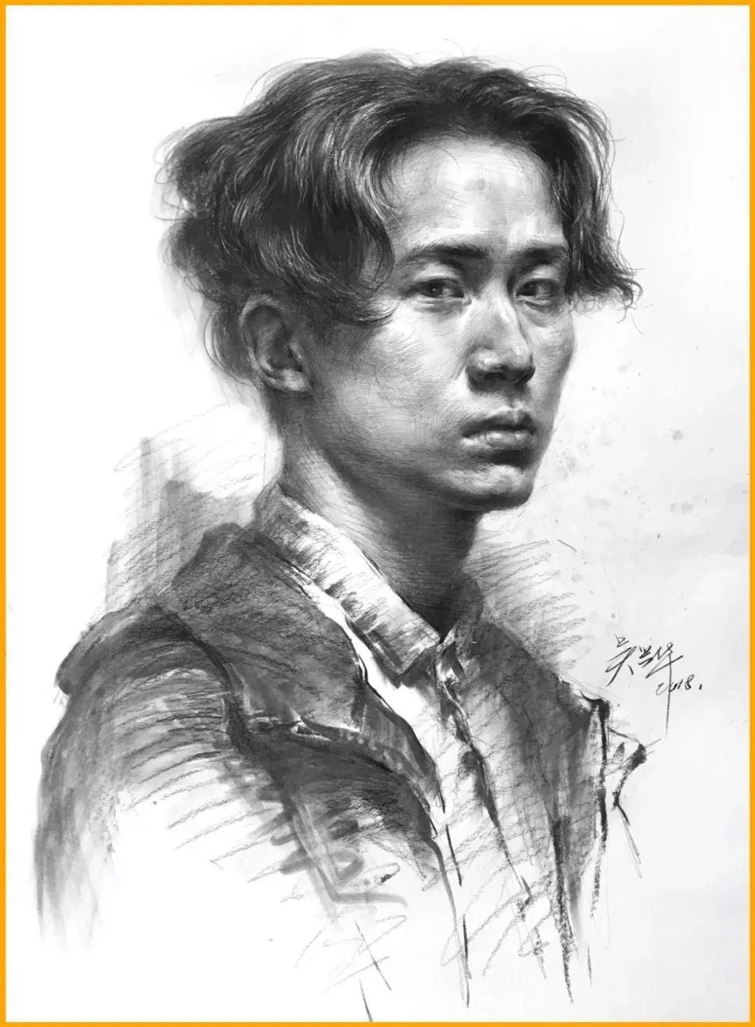 整体 头像素描的黑白灰处理要诀，学会了得高分就不难！