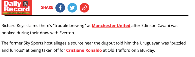 曼聯(lián)|有你沒(méi)我！王牌因C羅而逼宮離隊(duì) 曼聯(lián)更衣室內(nèi)訌 弗爵爺不滿索帥