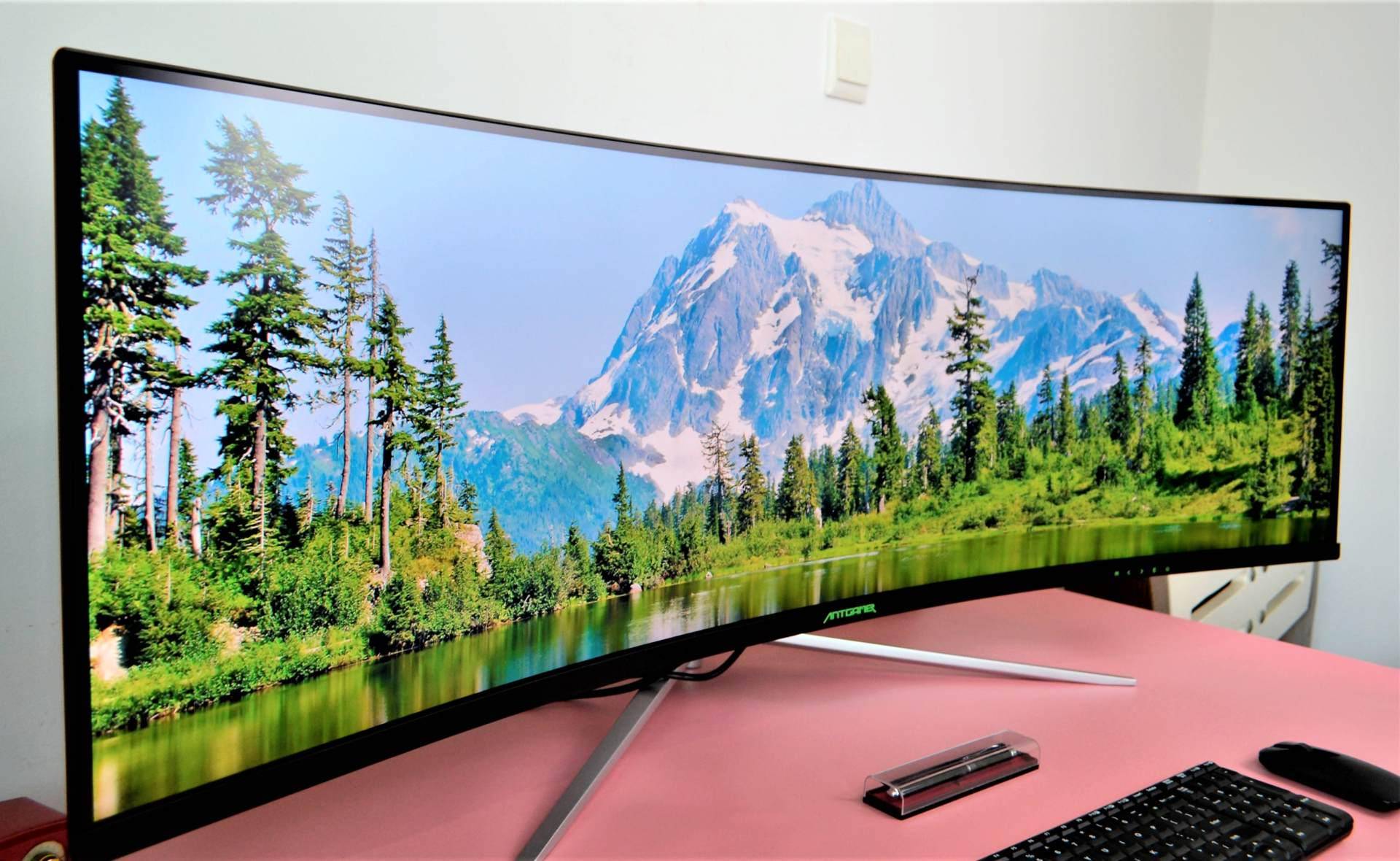 49英寸蚂蚁电竞ant491uc带鱼屏,突破传统!超宽32:9 光速刷新率