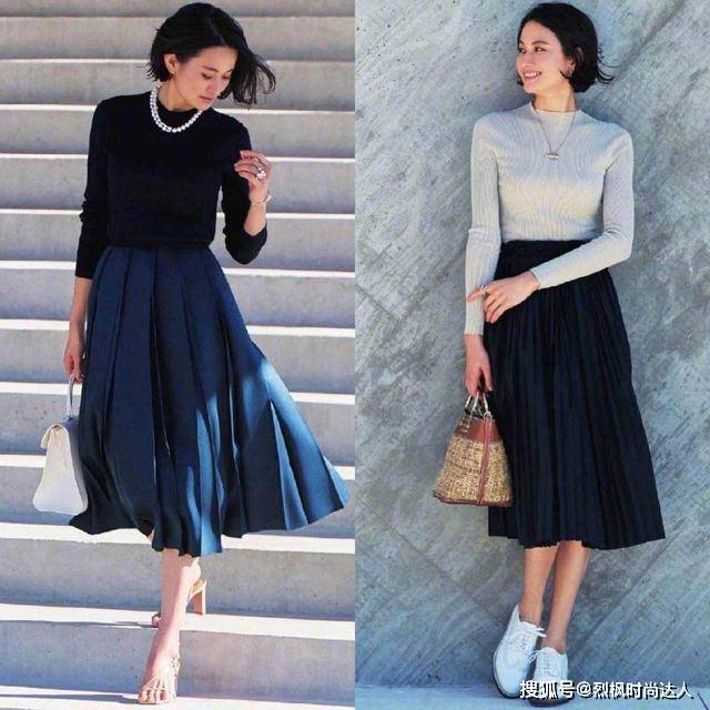 颜色 日本主妇的时尚感真强,50岁大妈穿出30岁的感觉,很值得借鉴