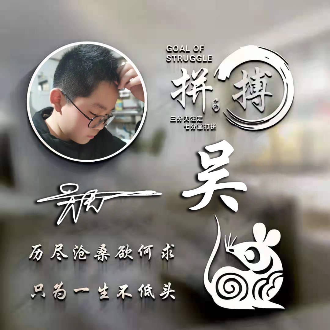 明煊 你的微信头像该换了，59张励志大气3D签名头像，请查收别客气