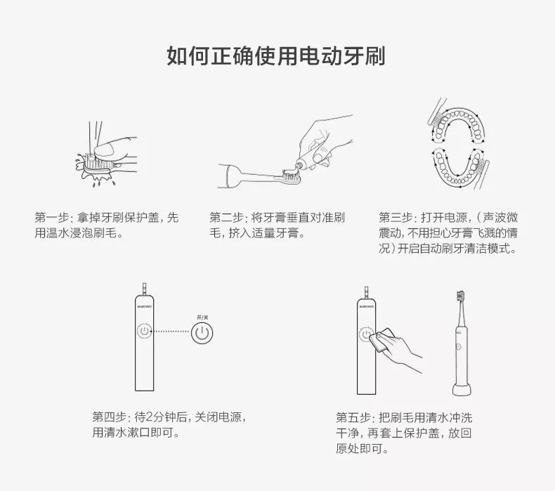 4个关键电动牙刷的正确使用方法,千万要避免隐患