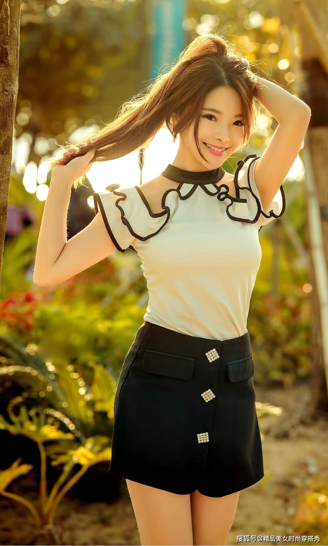 显高 衬衫搭配短裤,干练范十足又不失优雅,还很甜美减龄