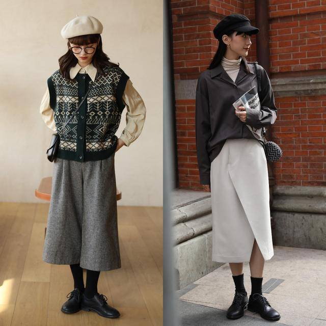 颜色 脱掉小白鞋！如今流行穿“牛津鞋”，气质又显高，适合小个子女生