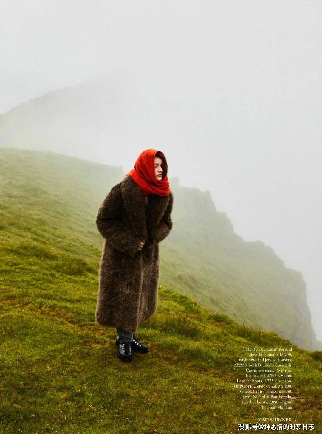 摄影 英国版时尚芭莎2021年十月刊时装大片合辑 浪漫秋日风景