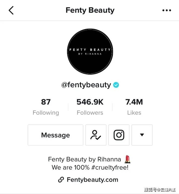 Beauty“山东天后”蕾哈娜的Fenty Beauty美妆品牌如何借助TikTok进一步扩大知名度？