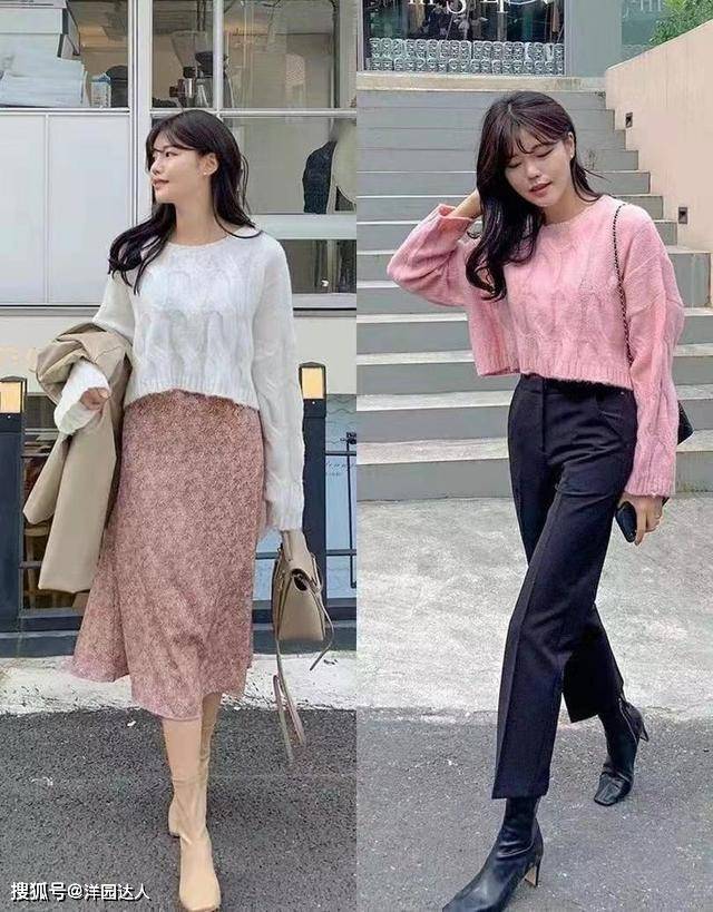 黑色 入秋之后“毛衣”立马提上日程！多种搭配方法，温柔又显气质