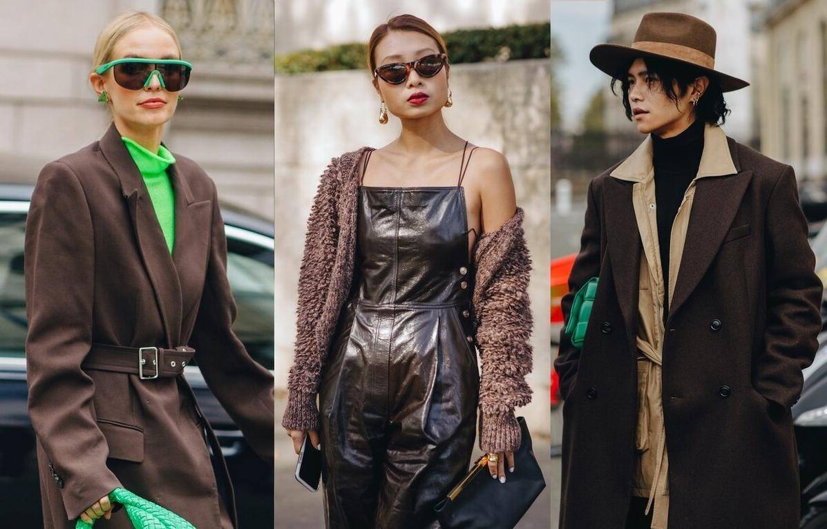 形象 秋天别总搭配太亮的颜色，深咖色就很适合，复古风浓郁真有气质