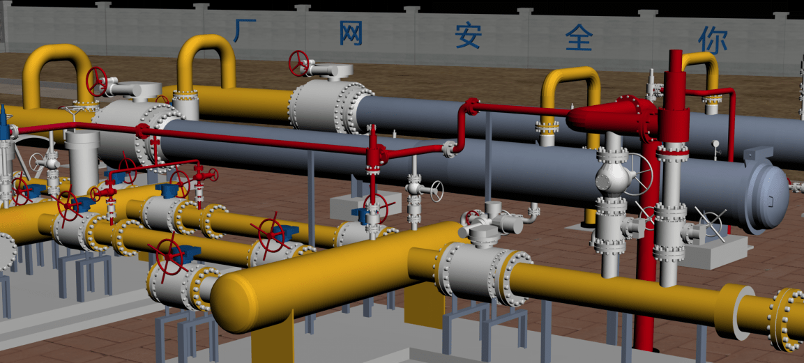 燃气站三维数字化管理燃气站三维扫描建模