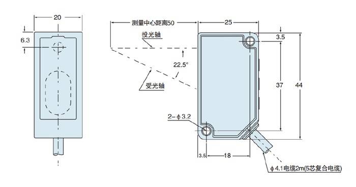 对象|KJT-KELR-TE03 高精度激光测距传感器