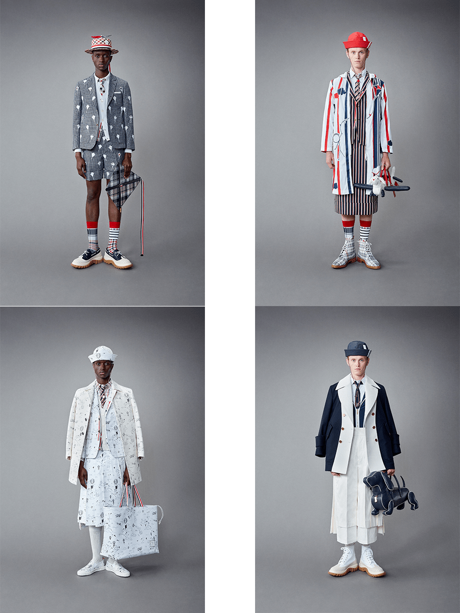 男装 Thom Browne 2022度假风男装系列，古典与惊喜的结合