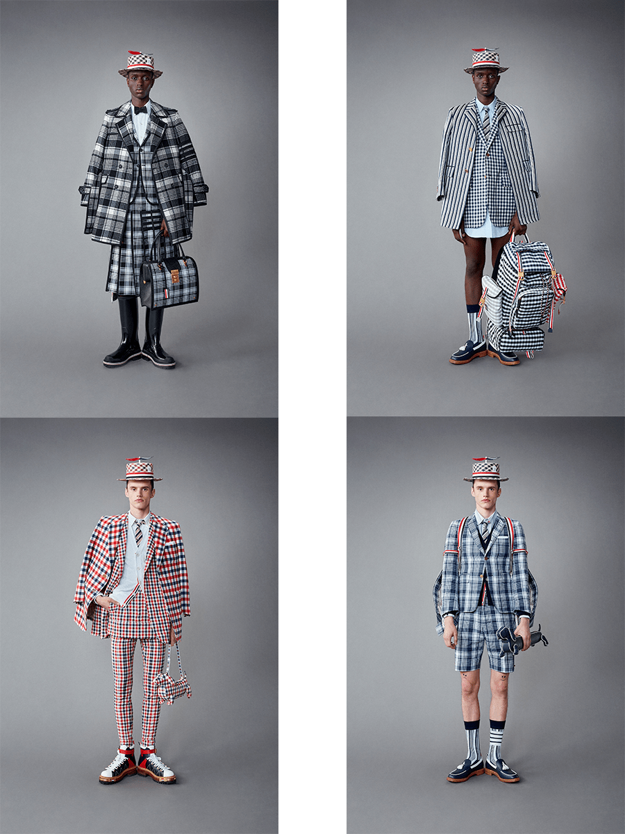 男装 Thom Browne 2022度假风男装系列，古典与惊喜的结合