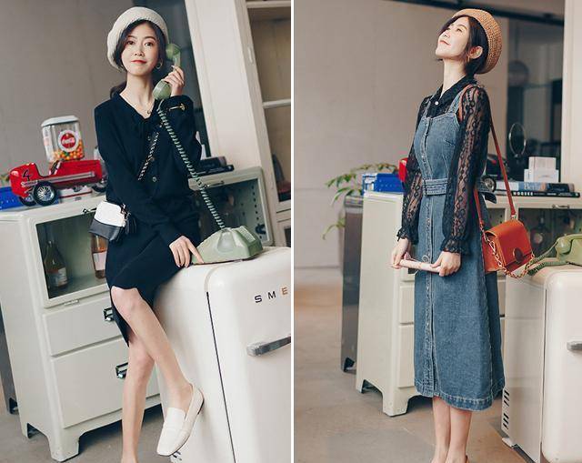 黑色 初春流行这样穿，这几套青春减龄的穿搭示范，舒适显瘦好看