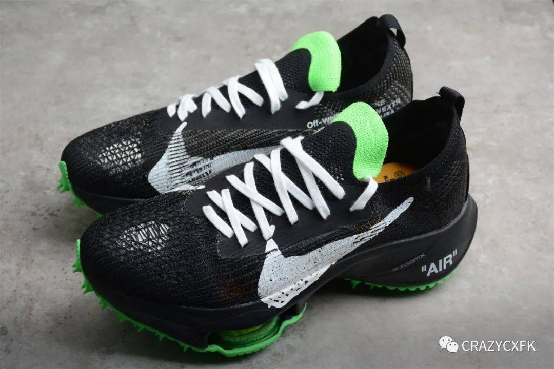 马拉松 耐克 Nike Air Zoom Tempo NEXT% 联名 Off White 马拉松透气编织面跑鞋