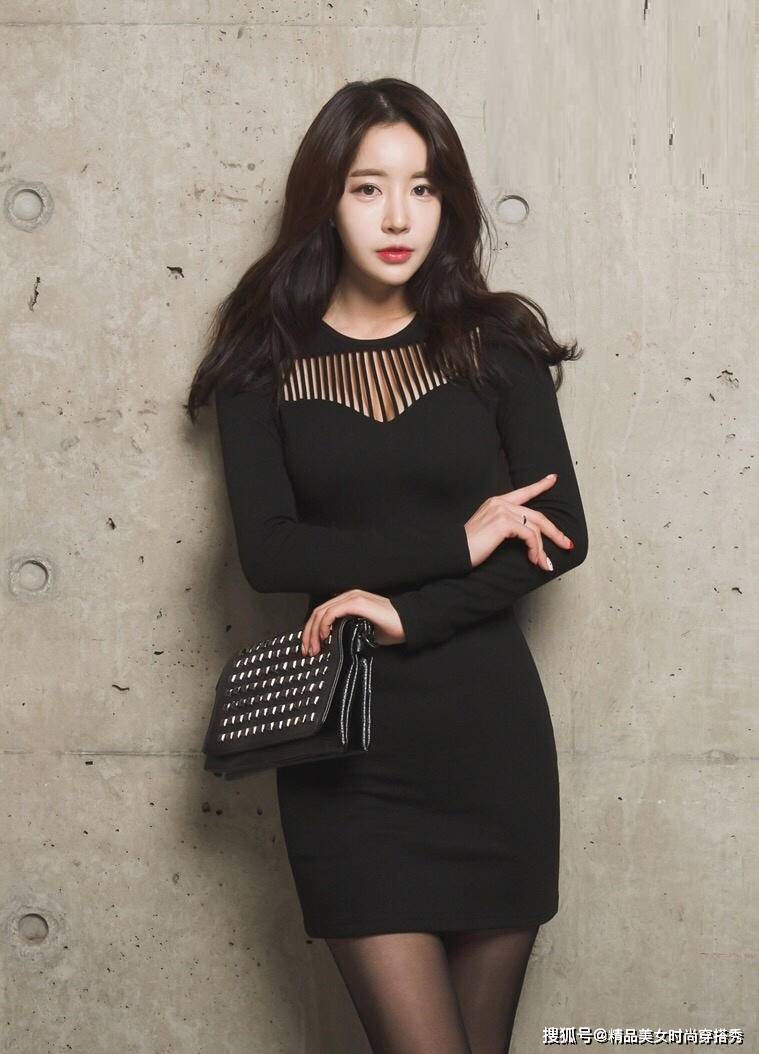 黑色 不同版型的黑色连衣裙穿搭，展现女性不同的知性优雅美