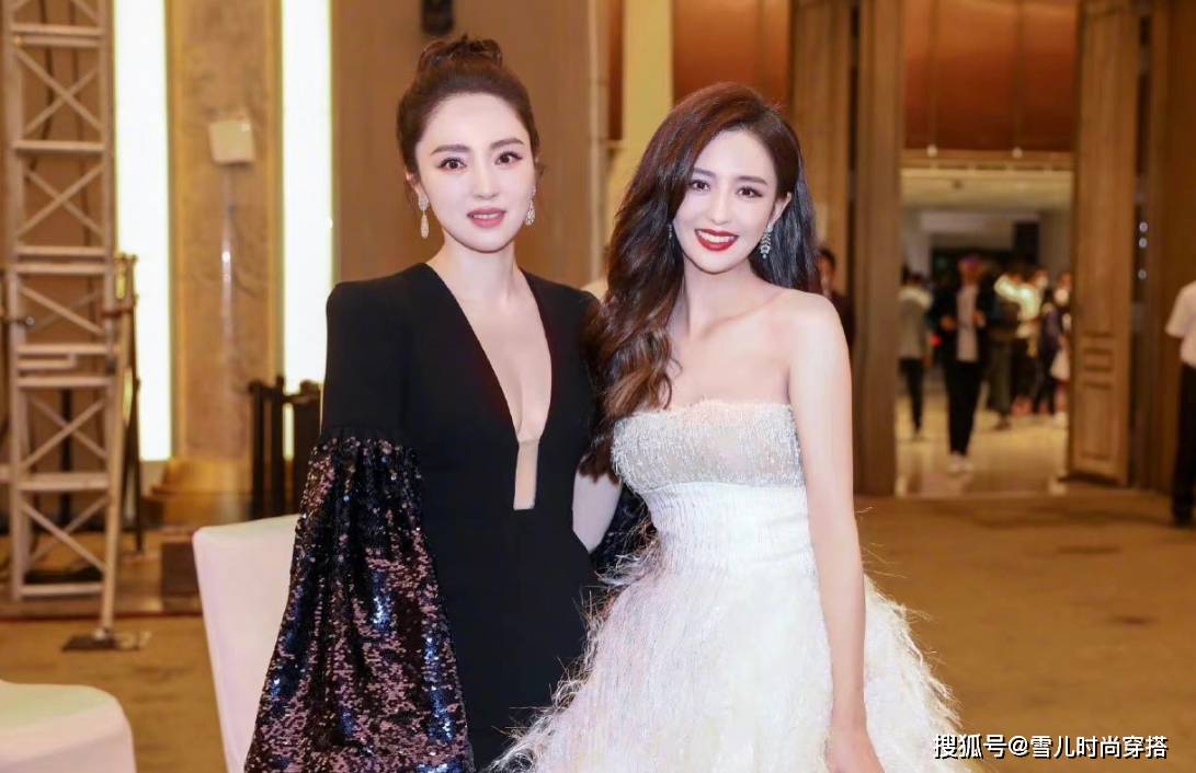 设计 董璇和佟丽娅同框犹如“黑白天鹅”,一个性感冷艳一个氛围感十足