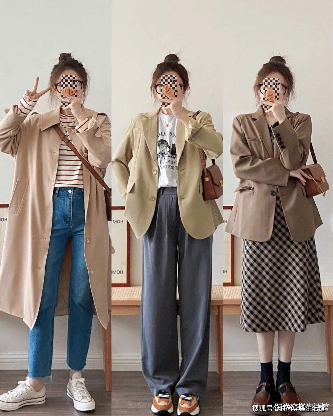 风衣 被这位韩国女生穿搭圈粉了,秋天这样穿时髦减龄,建议收藏起来