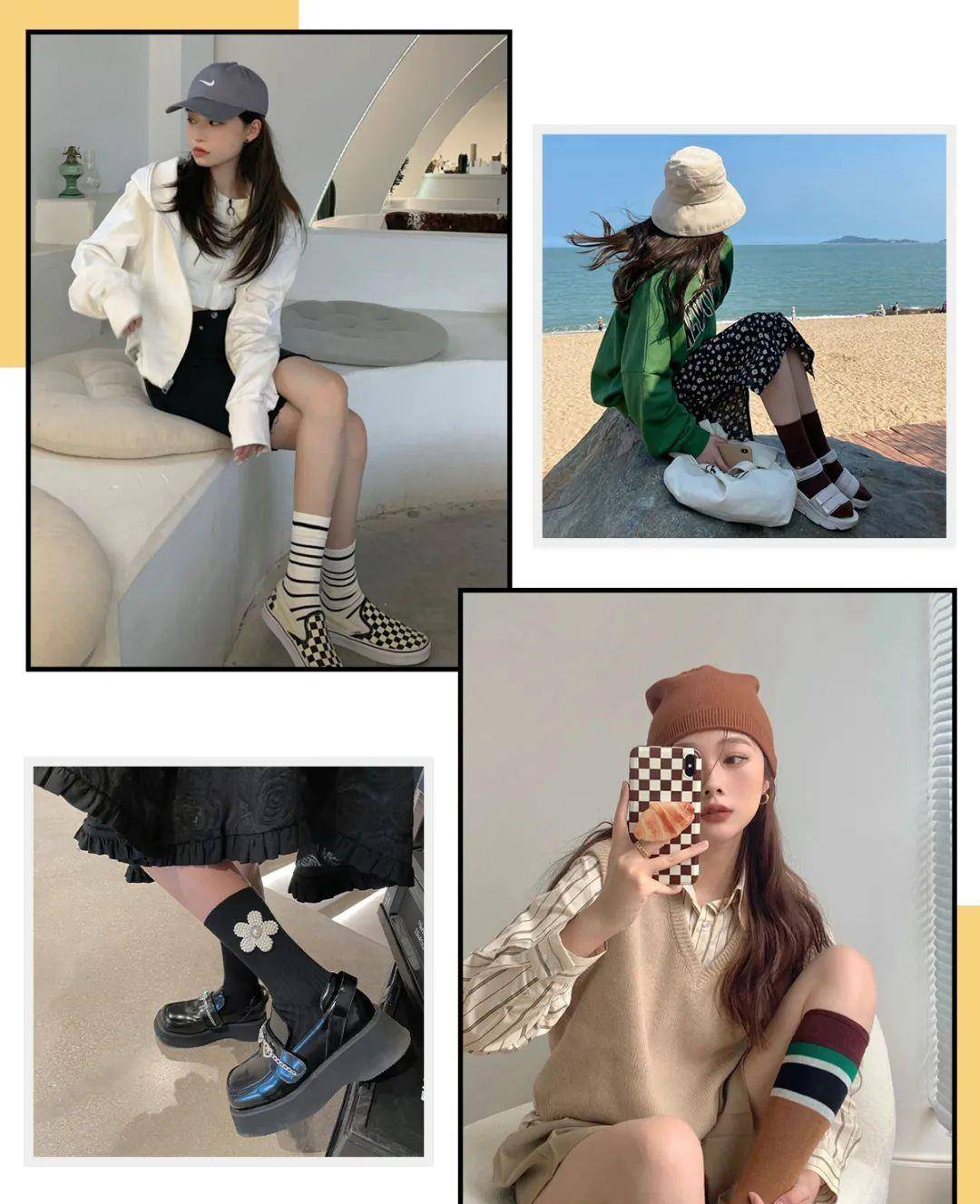 短裙 露脚踝不如“露袜子”！这些高颜值巨保暖，10块钱买一堆！