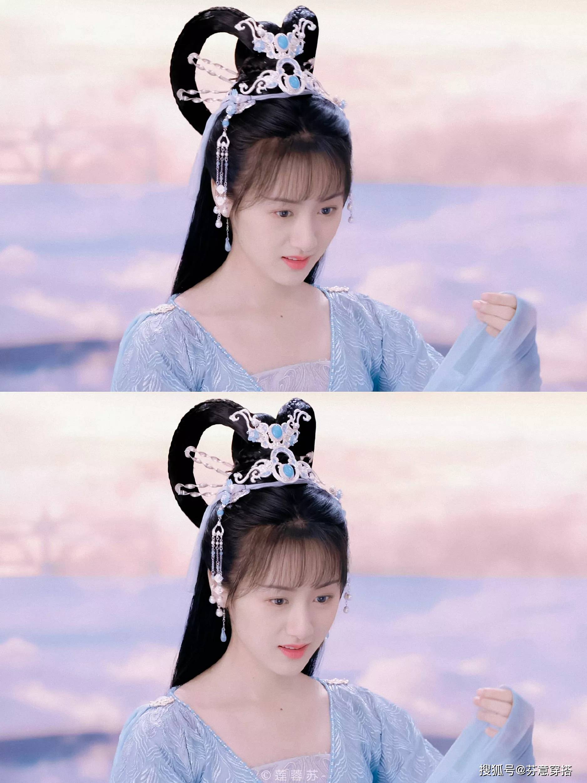 璇玑这套蓝色衣服好美,璇玑说过她最喜欢蓝色