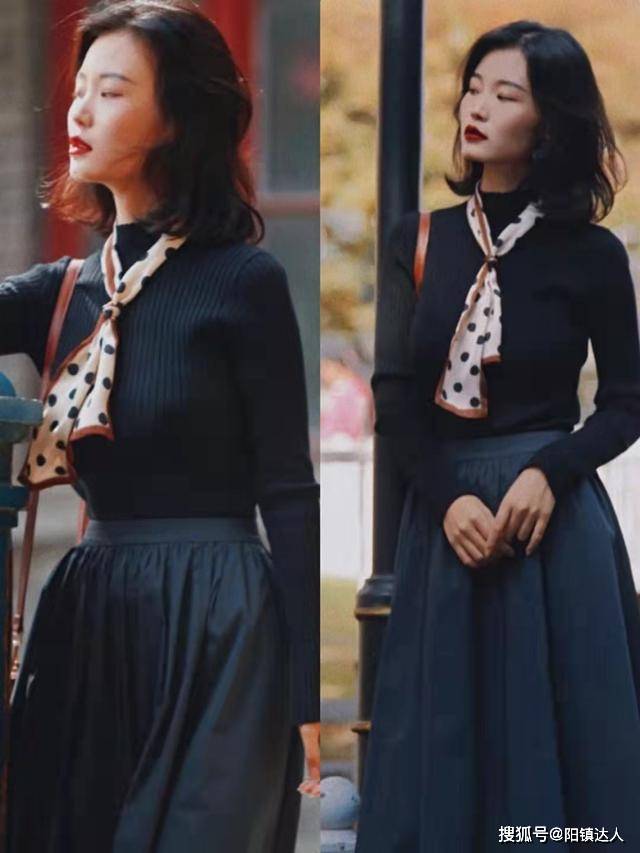 黑色 秋天怎么穿黑色有高级感？黑色搭配最全“攻略”，快来抄作业！
