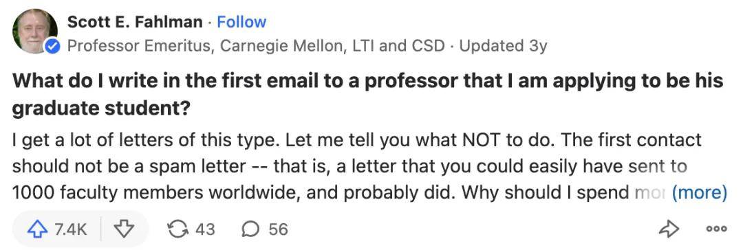 邮件|卡耐基梅隆大学教授：这么写套磁信，教授会忍不住回复你！