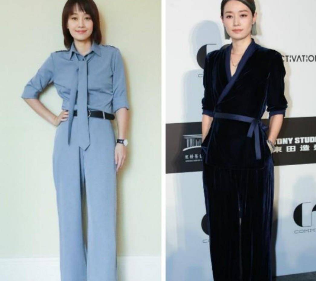 设计 马伊琍和俩女儿出门，她穿连体裤腿比女儿还要细，身材保养真不错