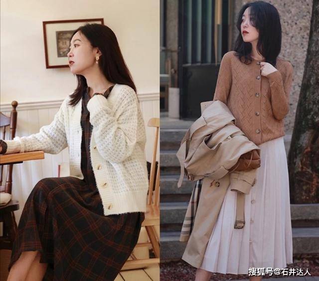 毛衣 秋天“半身裙”别着急收起来！这么搭配好优雅，温柔有女人味