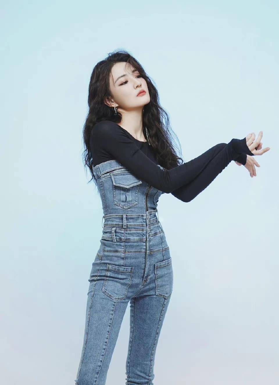 灵气方脸颜值照样逆天,徐璐方脸高级感