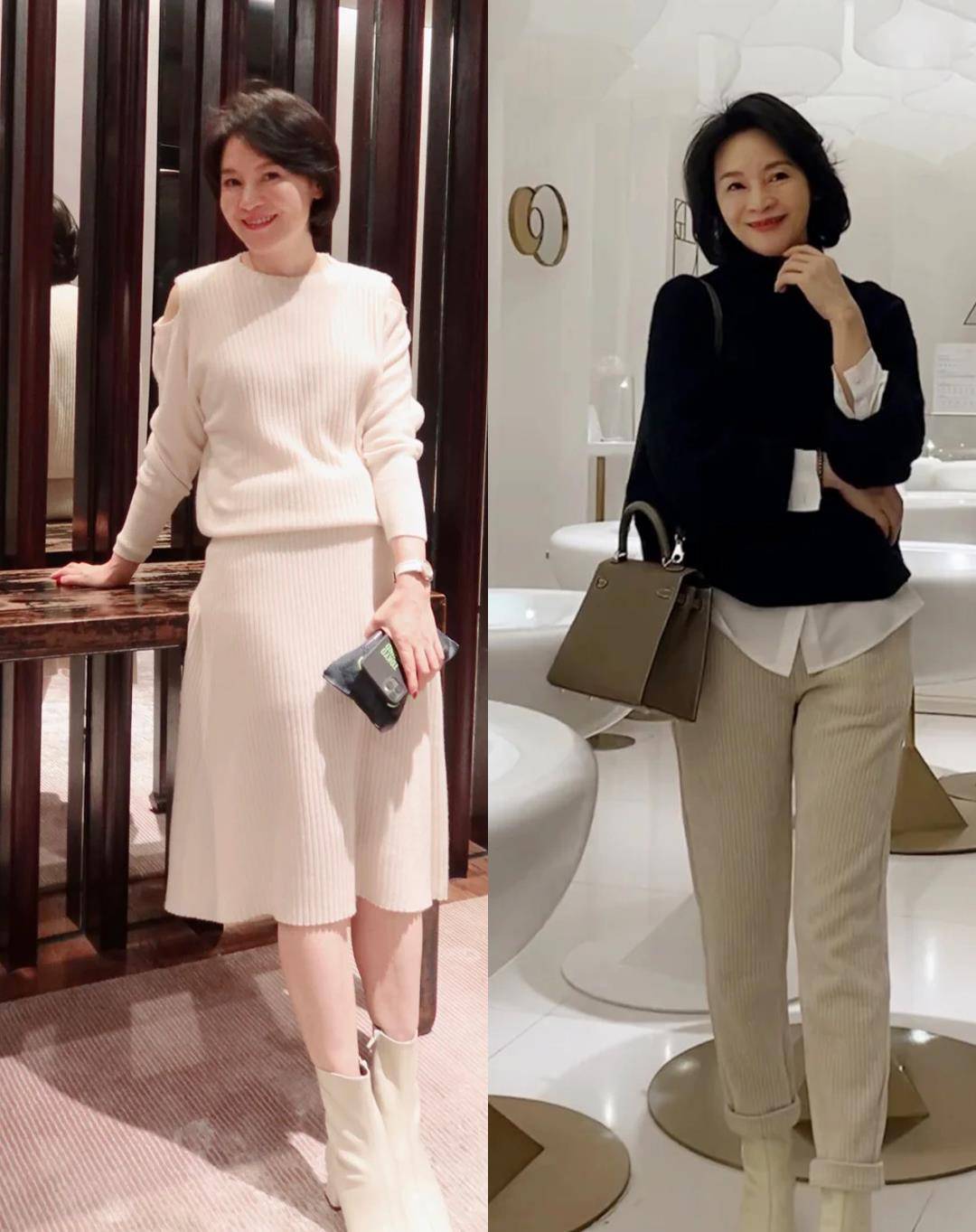 黑色 会穿的女人更优雅！今秋流行“脚踝靴”，50+以后岁穿彰显好品味