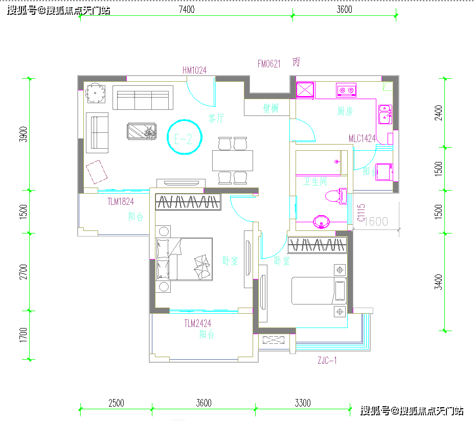 150平戶型圖