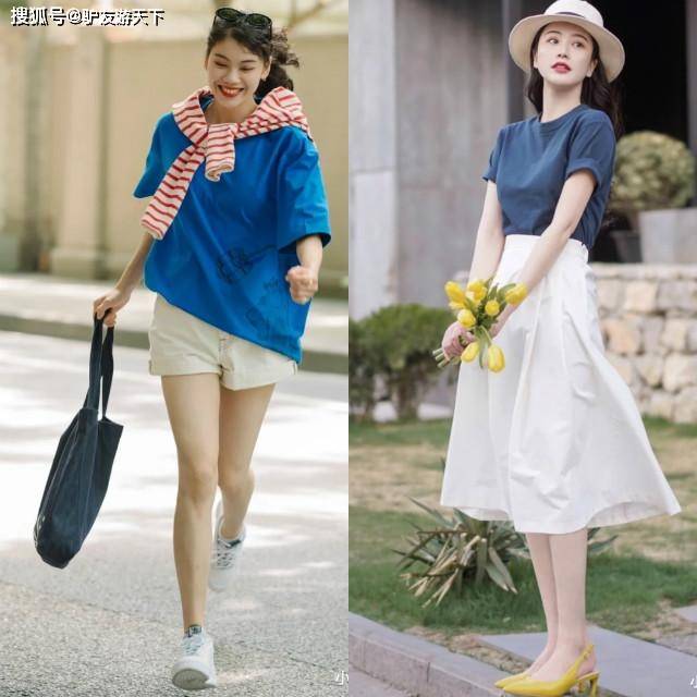 颜色 T恤别总选黑白灰,今夏流行这3种“高级色”,上身衬肤显白飙气质