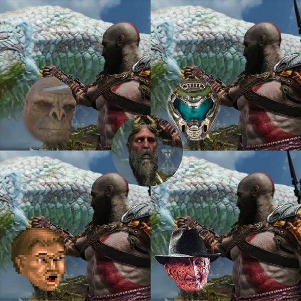 索尼|网友脑洞大开 为《战神4》PC版设计各种奇特MOD