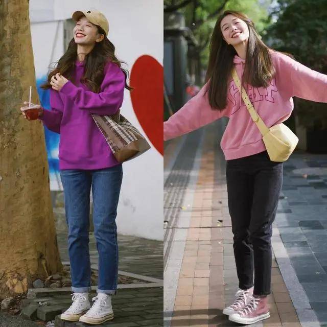 长度 小个子“不穿高跟鞋，也能显高”的技巧，藏在“上衣+九分裤”中