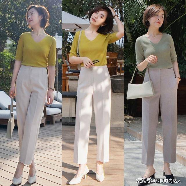 雷区 为什么你穿T恤+长裤没气质？试试这些搭配，基础款也能穿出高级感