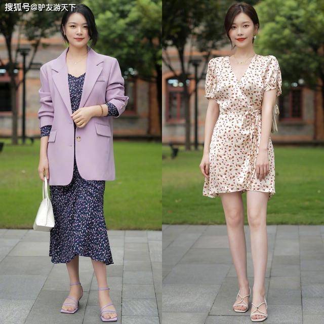美得 人手一条的“碎花裙”,搭配这7种鞋子,让你的夏天美得与众不同