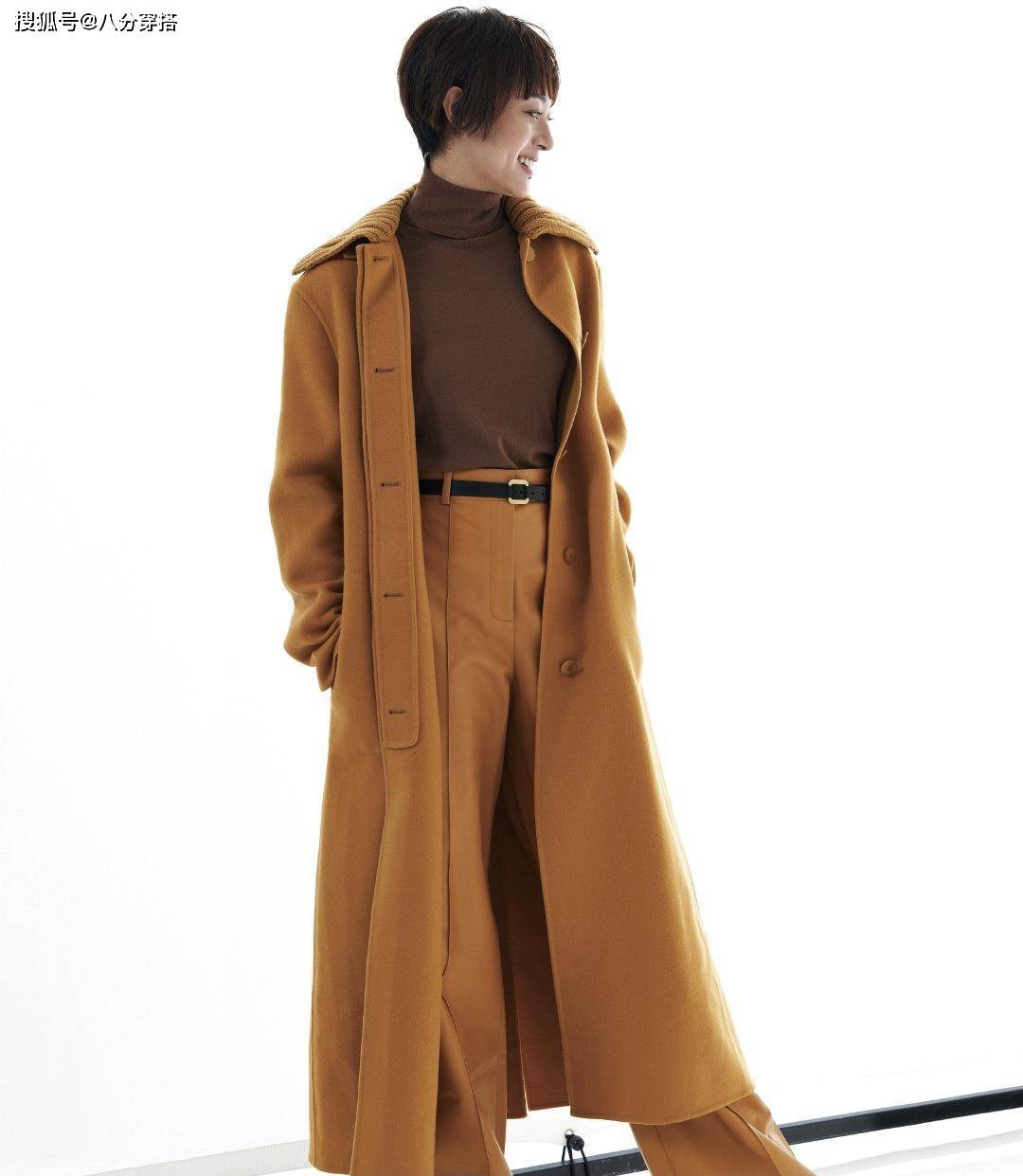 个性 秋冬穿搭还得看孙俪,穿藕粉色西装裙温柔又高级,变身职场时髦精