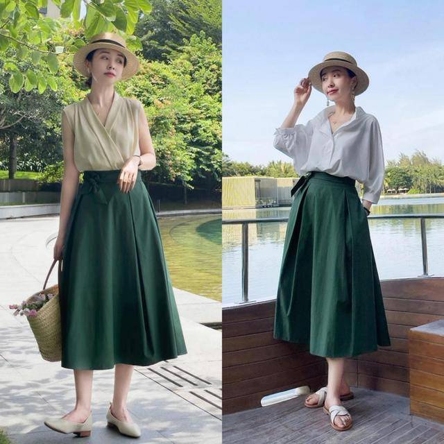 颜色 时髦女人从不乱穿衣，夏天多试试这些温柔优雅的基础款，美得高调