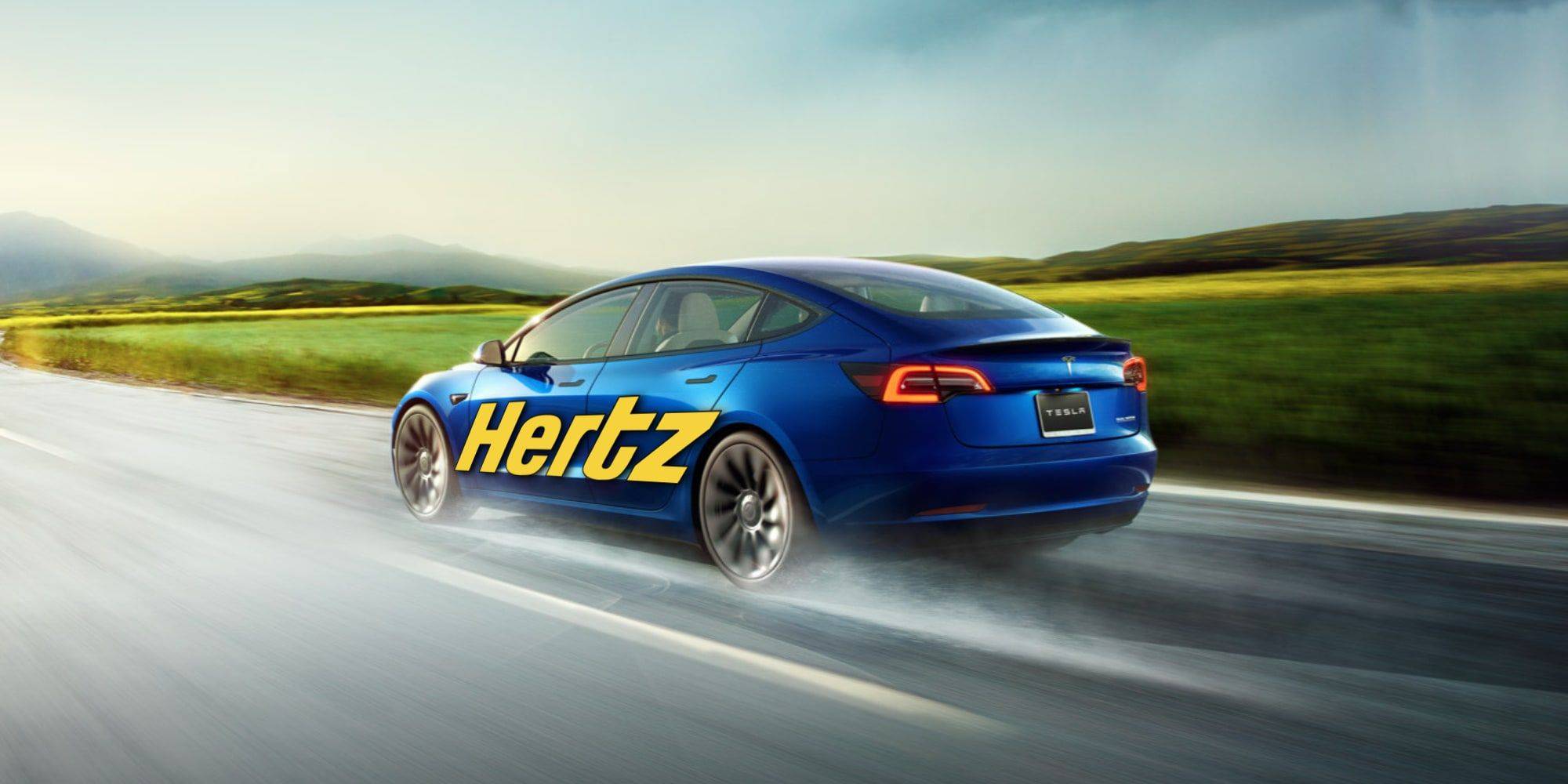 赫兹租车10万辆订单助特斯拉市值破万亿美元 Hertz