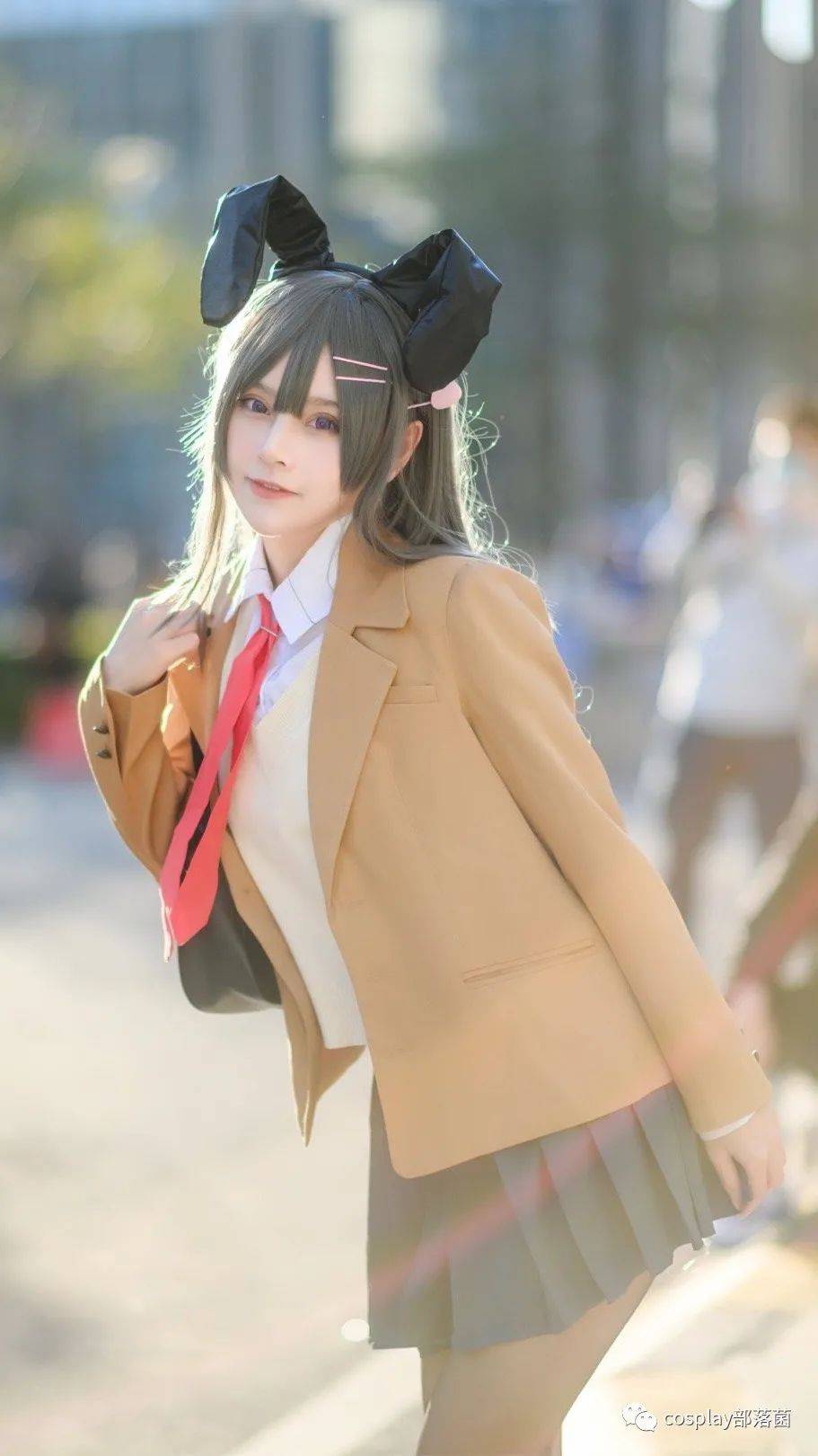 cos漫展返图樱岛麻衣cos正片芊芊酱