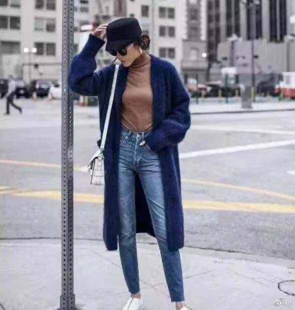 毛衣 今年想要时髦有范,穿出精致的脸庞,不妨选择烟管领毛衣