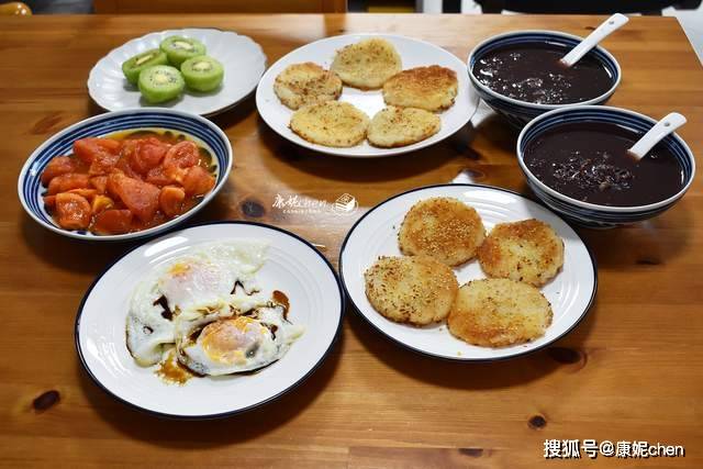 面团|我家6天早餐，换着花样做，家常味简单但温暖，天冷在家吃饭舒服