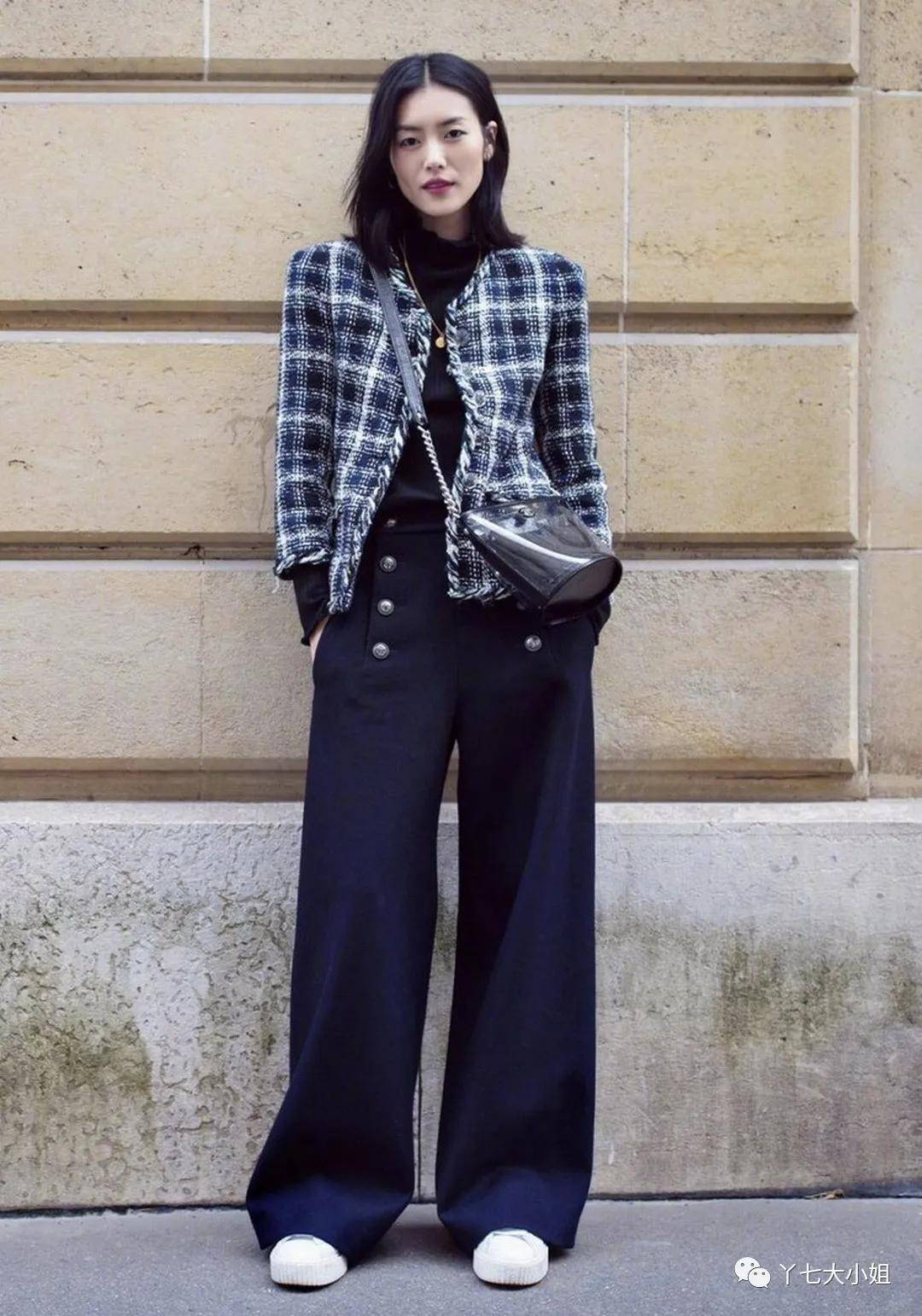 毛衣 一件烟管领毛衣=秋冬最有气质的万能内搭